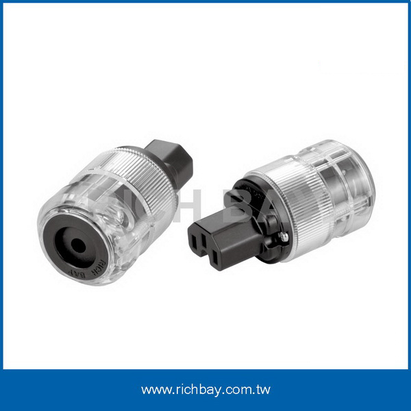 IEC C15 音響插頭 透明