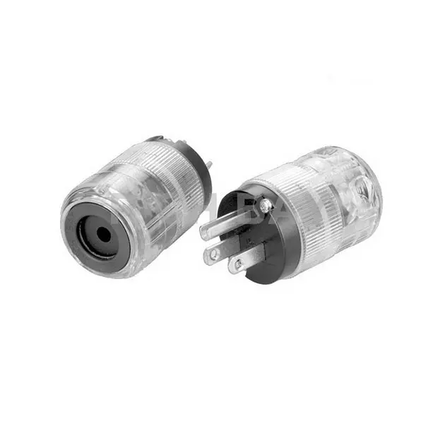 NEMA 5-15PLUG  美規公插頭 透明