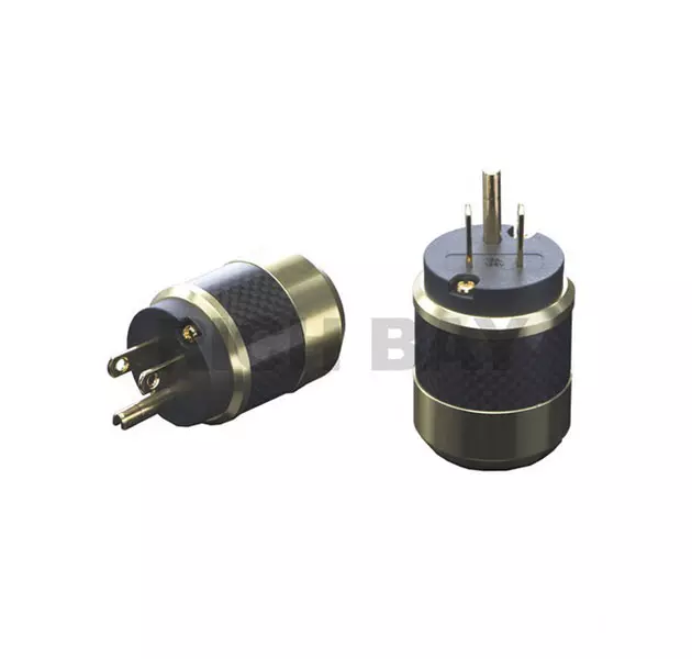 NEMA 5-15PLUG 美規公插頭 鍍金,碳纖